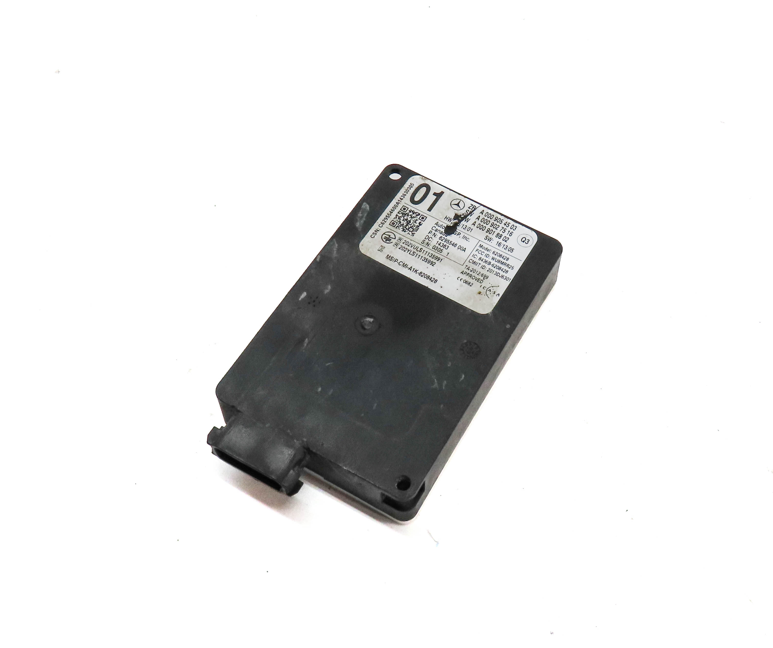 2015 MERCEDES ML350 (W166) REAR DRIVER ASSIST BLIND SPOT RADAR SENSOR MODULE — exact item pictured